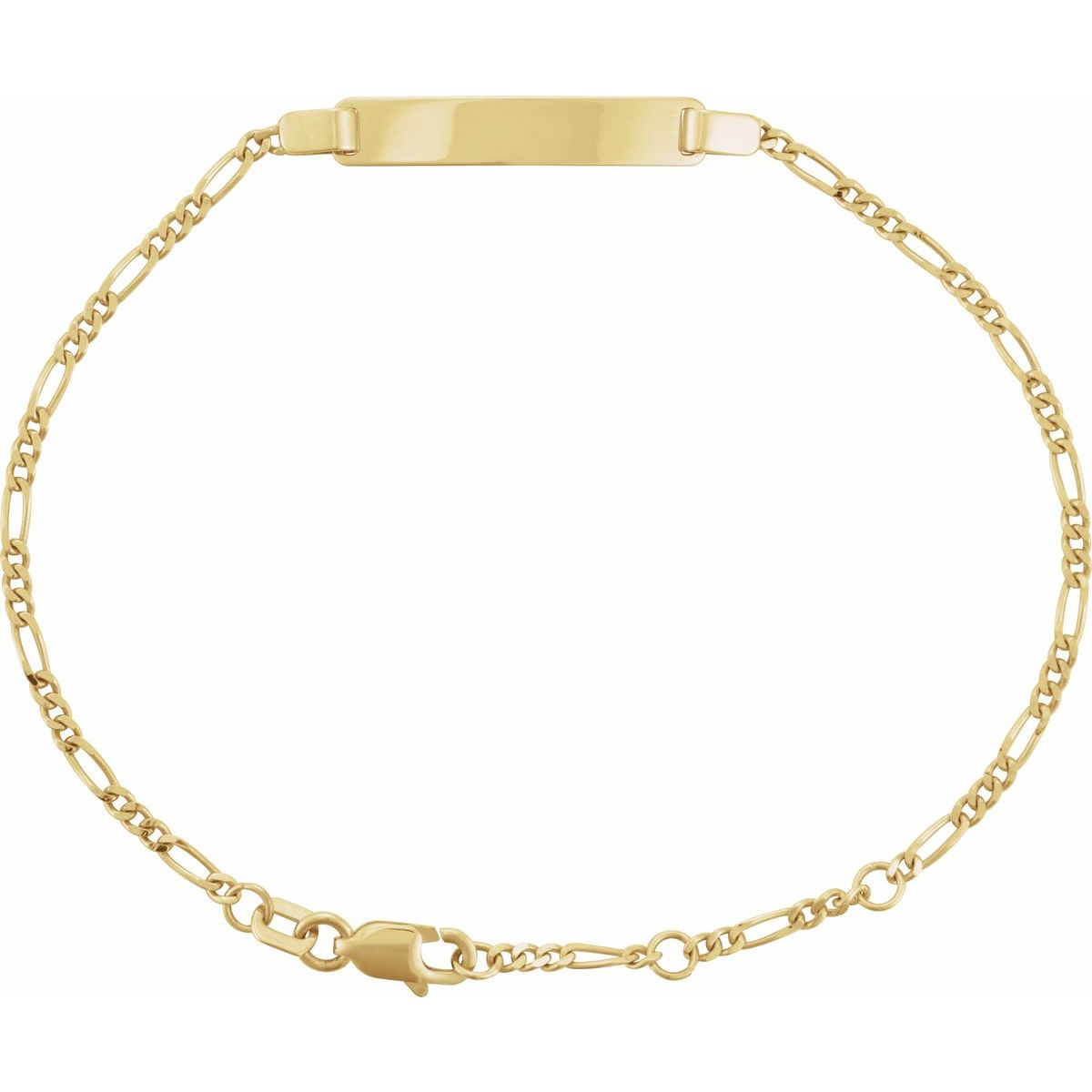 Adjustable Identification Figaro Bracelet - Series BRC939