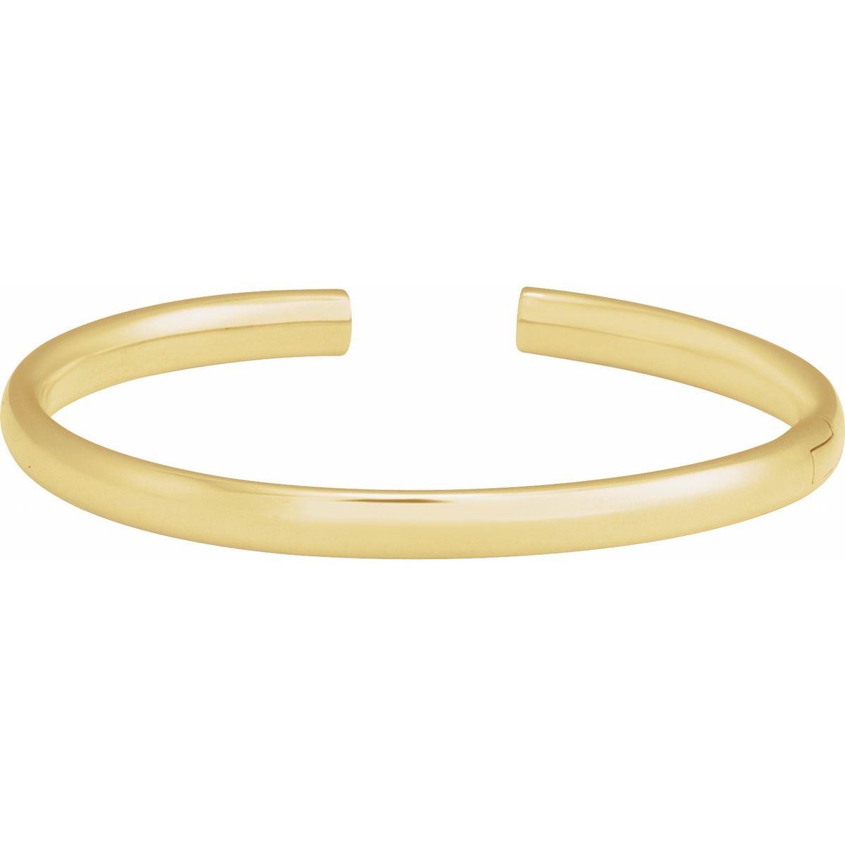 Hinged Cuff Bracelet (5 Mm) - 14K Yellow Gold - Series BRC941