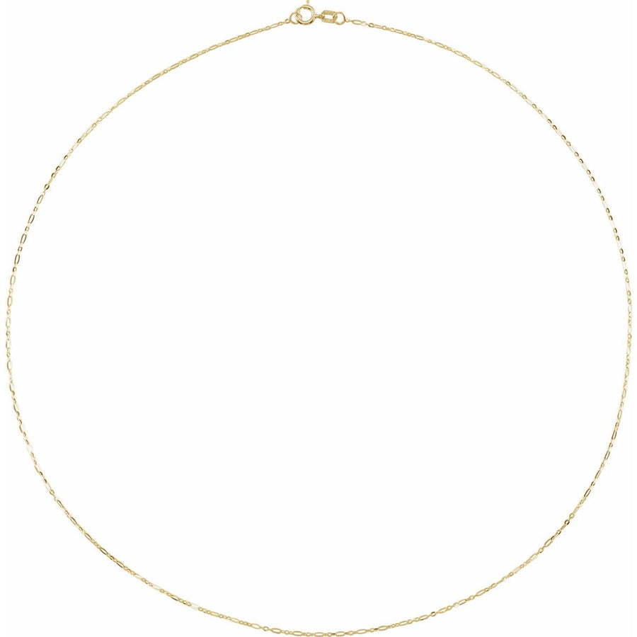 1.25 mm Figaro Chain Bracelet (1.25 Mm / 7 In) - gallery - Series CH1232