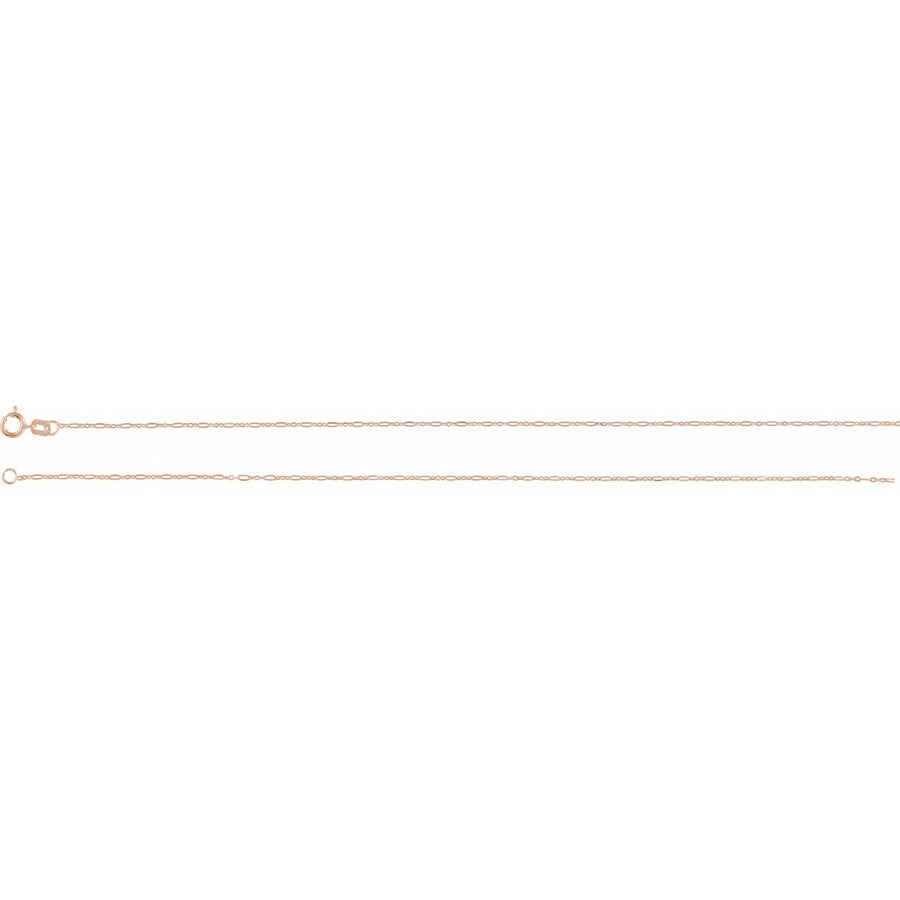 1.25 mm Figaro Chain Bracelet (1.25 Mm / 7 In) - gallery - Series CH1232