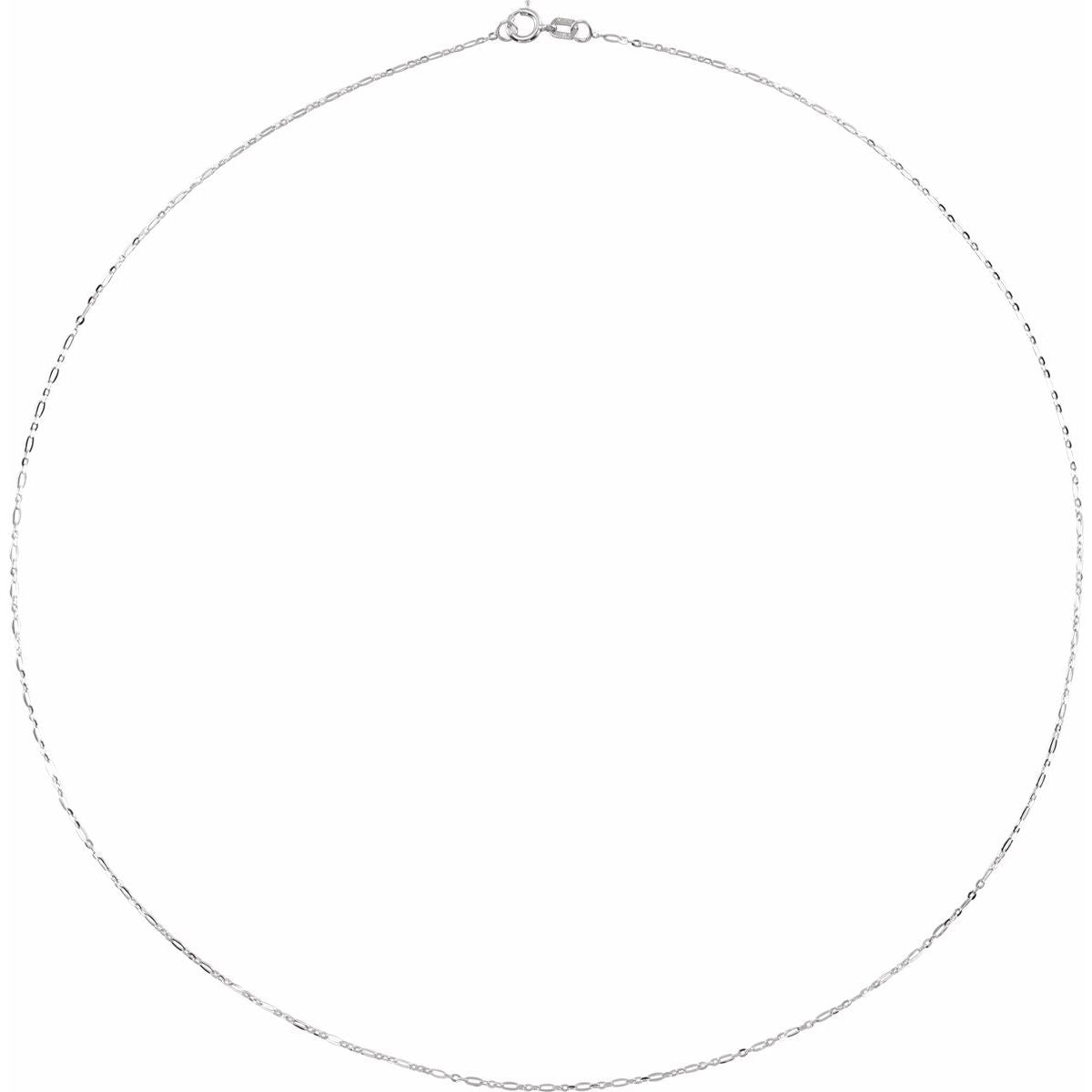 1.25 mm Figaro Chain Bracelet (1.25 Mm / 7 In) - gallery - Series CH1232