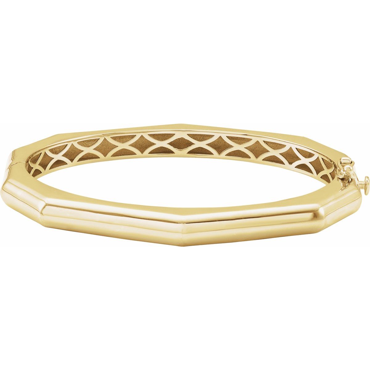 Geometric Hinged Bangle - Series BRC949
