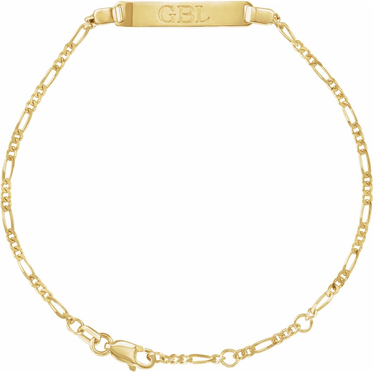 Adjustable Identification Figaro Bracelet - gallery - Series BRC939