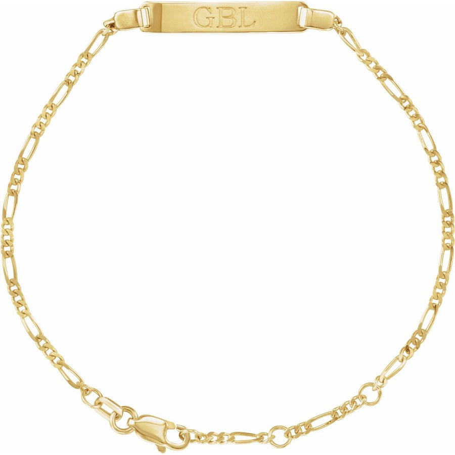 Adjustable Identification Figaro Bracelet - gallery - Series BRC939