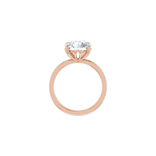 Semi-Set 1/4 CTW Round Engagement Ring (10 Mm) - gallery - Series 124170