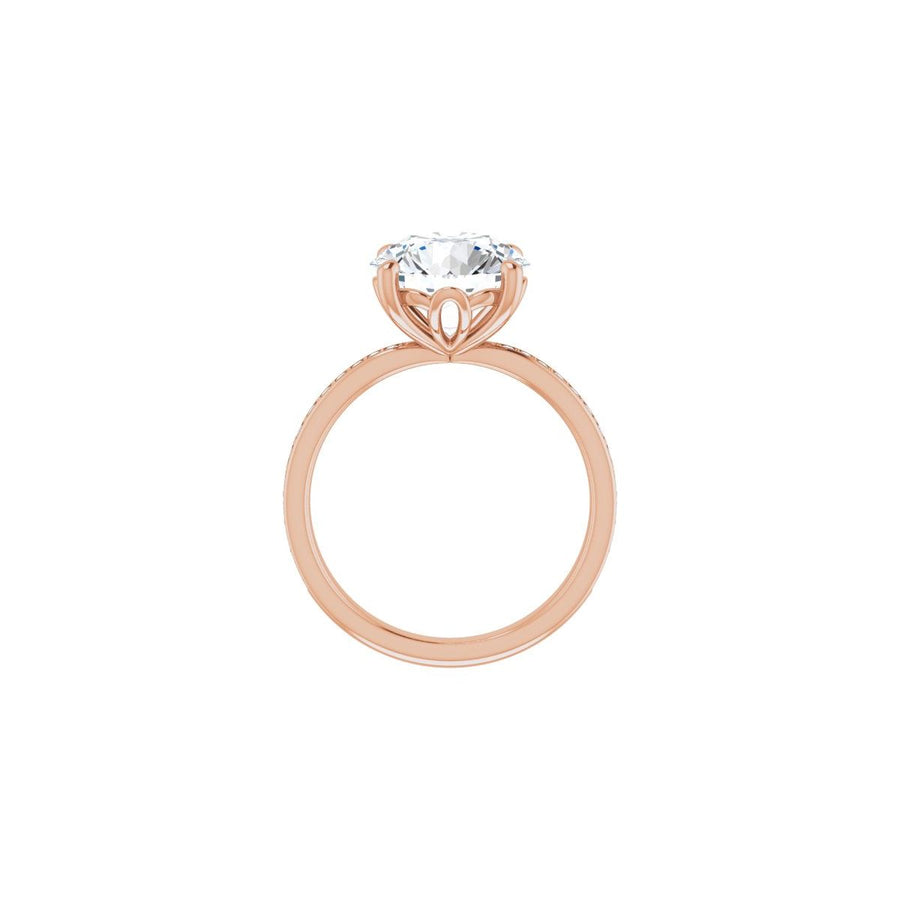 Semi-Set 1/4 CTW Round Engagement Ring (10 Mm) - gallery - Series 124170