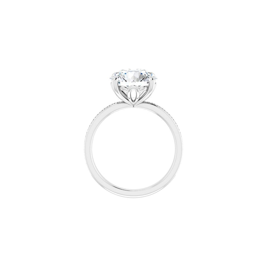 Semi-Set 1/4 CTW Round Engagement Ring (10 Mm) - gallery - Series 124170