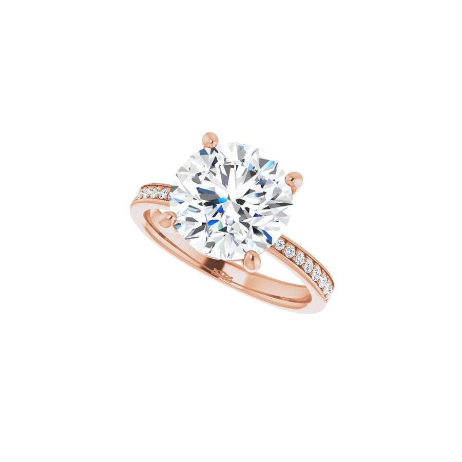 Semi-Set 1/4 CTW Round Engagement Ring (10 Mm) - gallery - Series 124170