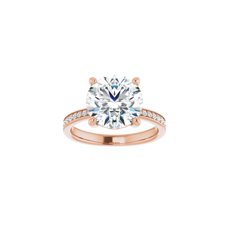 Semi-Set 1/4 CTW Round Engagement Ring (10 Mm) - gallery - Series 124170