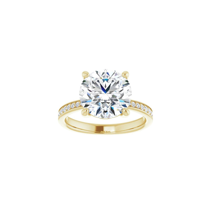 Semi-Set 1/4 CTW Round Engagement Ring (10 Mm) - gallery - Series 124170