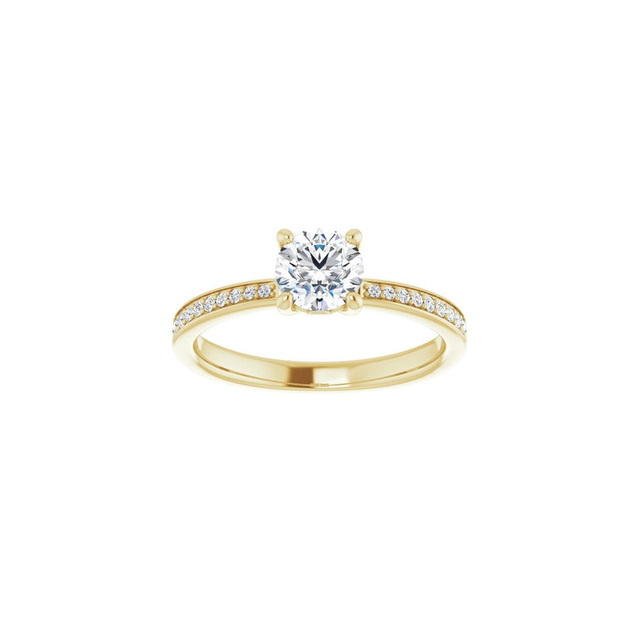 Semi-Set 1/5 CTW Round Engagement Ring (5.5 Mm) - gallery - Series 124170