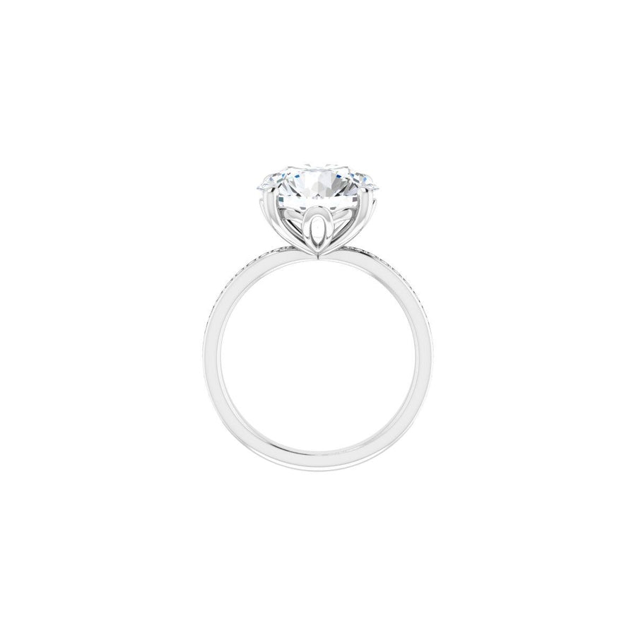 Semi-Set 1/3 CTW Round Engagement Ring (11 Mm) - gallery - Series 124170