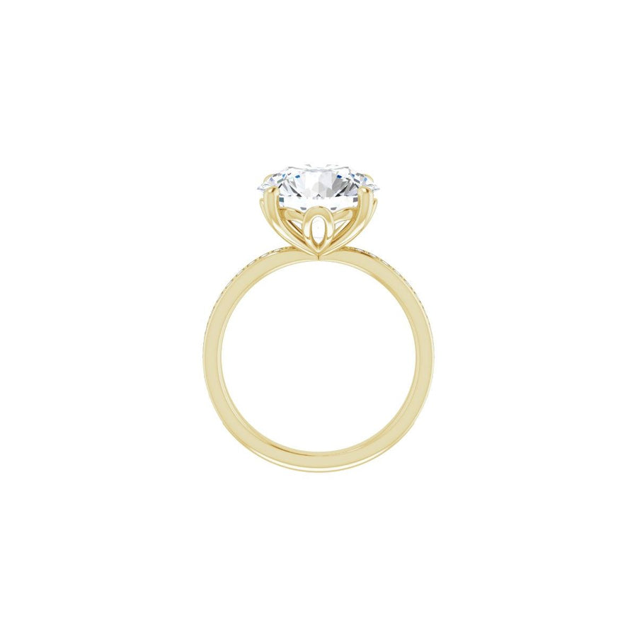 Semi-Set 1/3 CTW Round Engagement Ring (11 Mm) - gallery - Series 124170