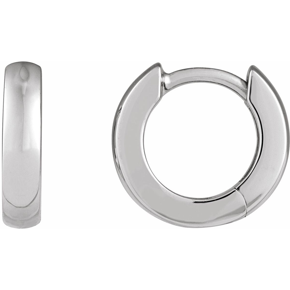 Hinged Hoop Earrings (12 Mm)