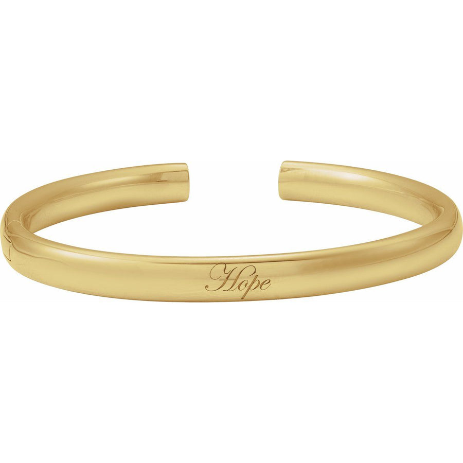 Hinged Cuff Bracelet (6 Mm) - gallery - Series BRC941