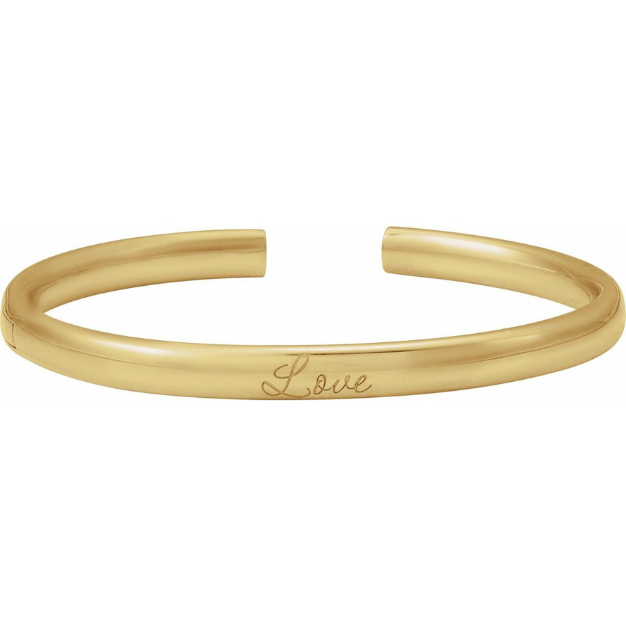 Hinged Cuff Bracelet (5 Mm) - gallery - Series BRC941