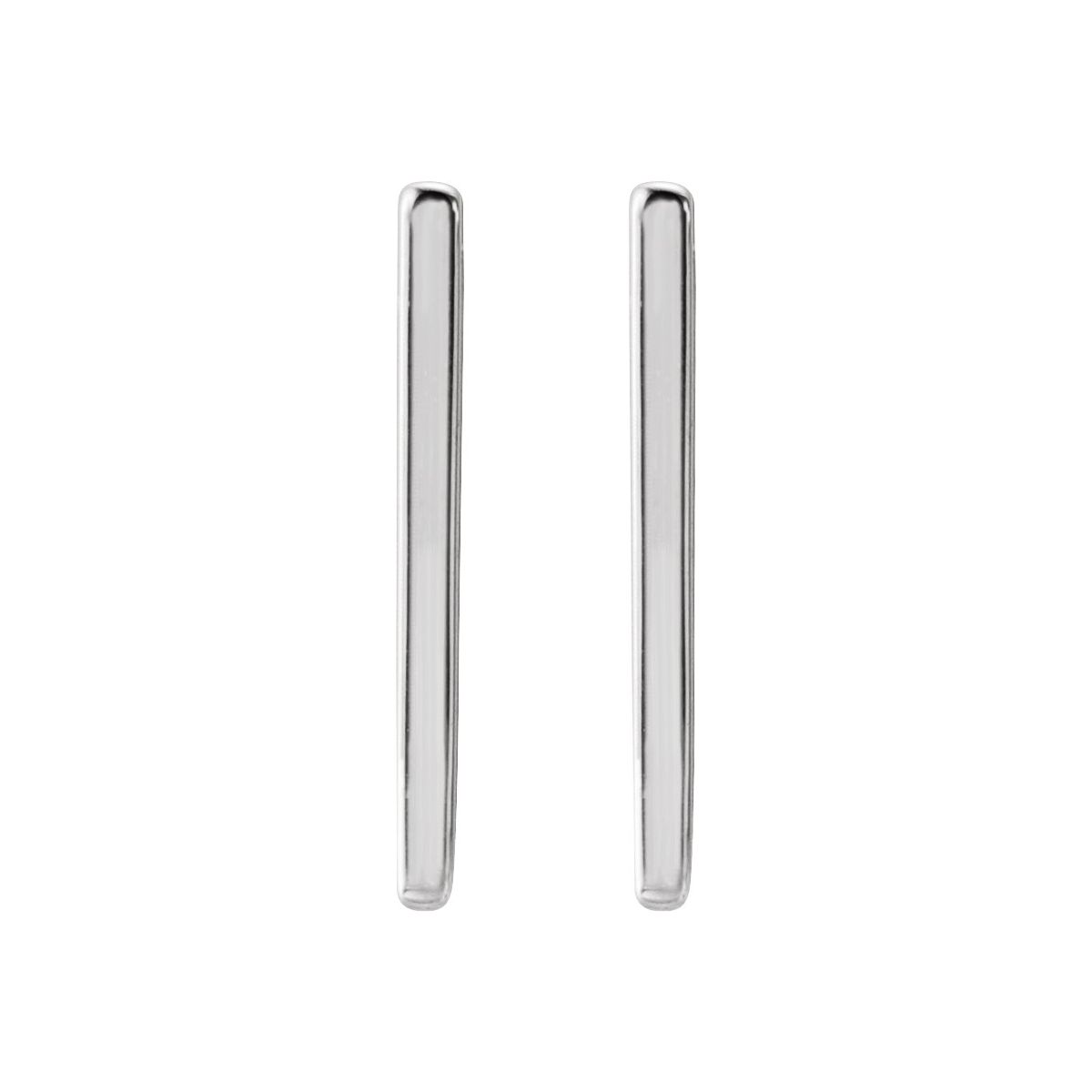 Geometric Hinged Hoop Earrings (20 X 11 Mm)