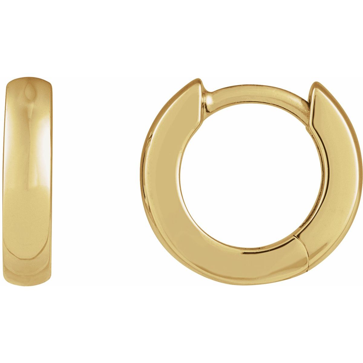 Hinged Hoop Earrings (12 Mm)