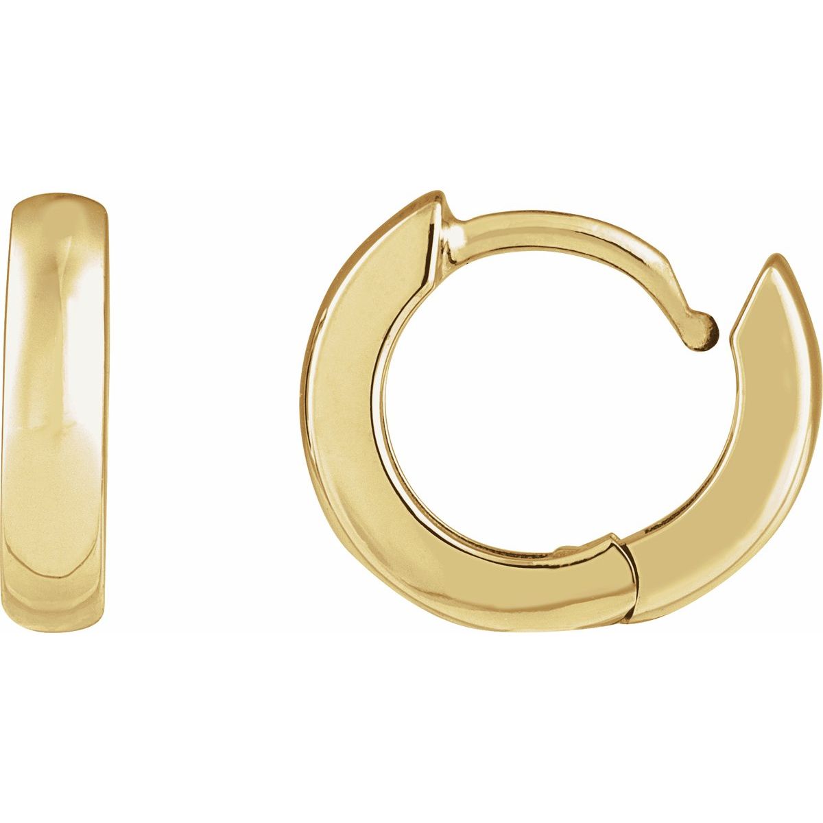 Hinged Hoop Earrings (12 Mm)