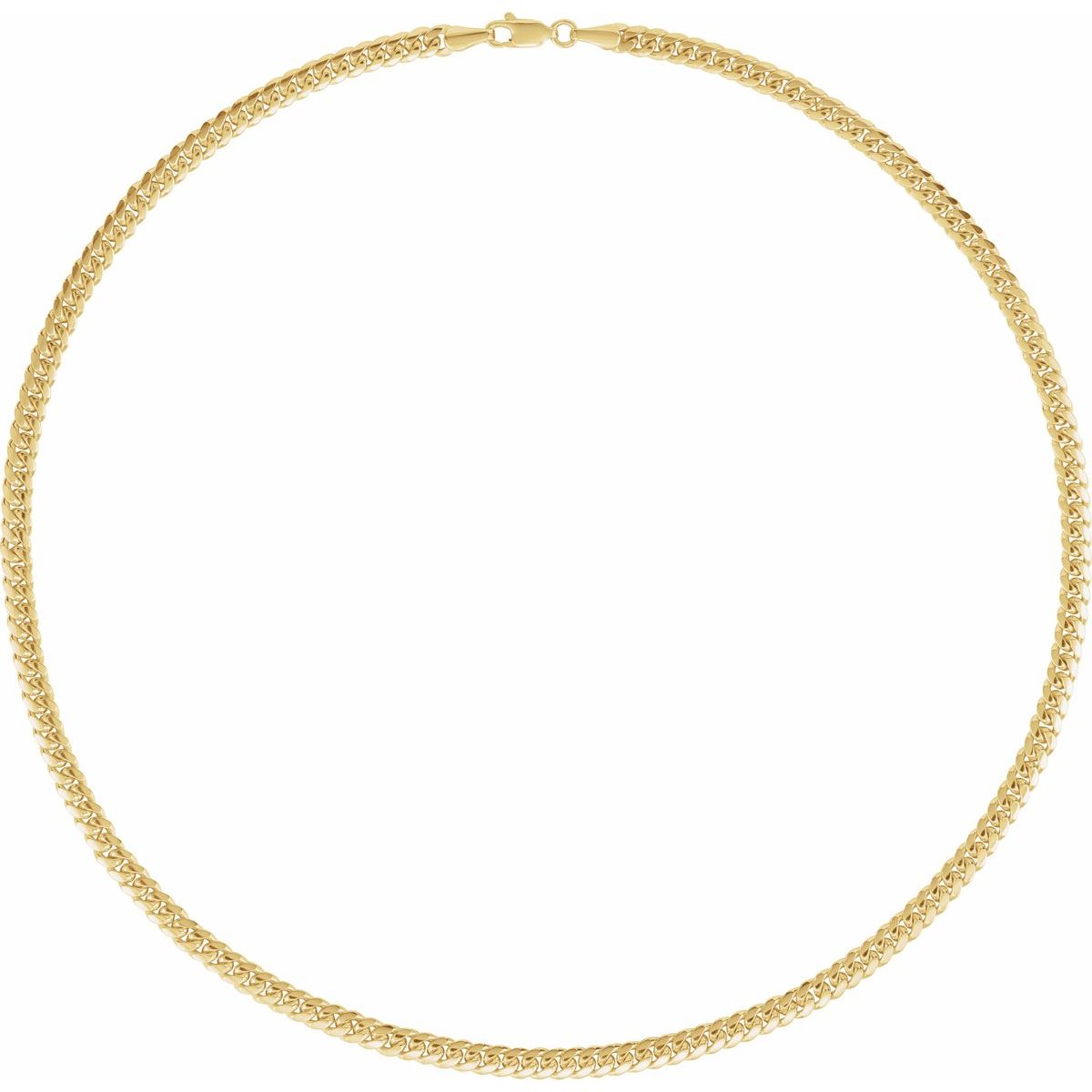 5 mm Miami Cuban Curb Chain Bracelet (4.35 Mm / 8 In) - gallery - Series CH1244