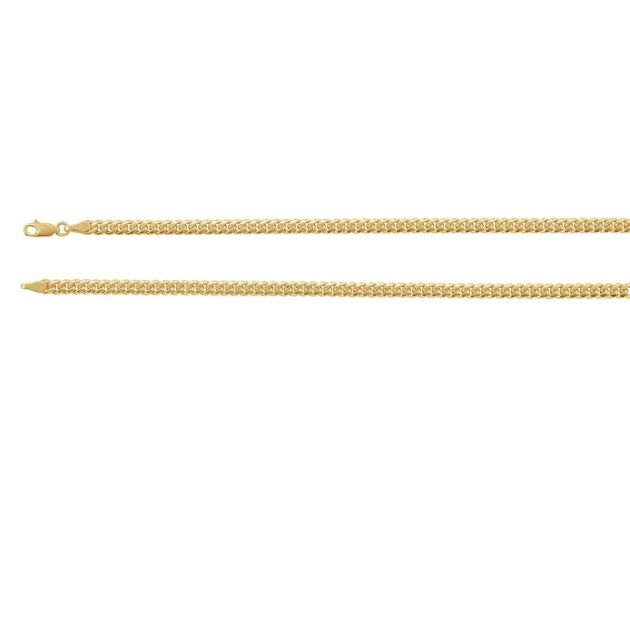 4.4 mm Hollow Miami Cuban Curb Chain Bracelet (4.4 Mm / 8 In) - gallery - Series CH1245