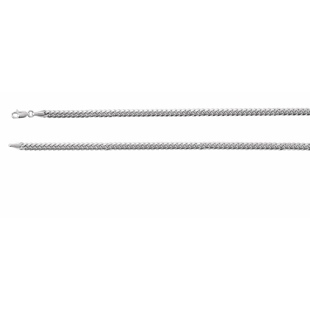 5 mm Miami Cuban Curb Chain Bracelet (4.35 Mm / 8 In) - gallery - Series CH1244
