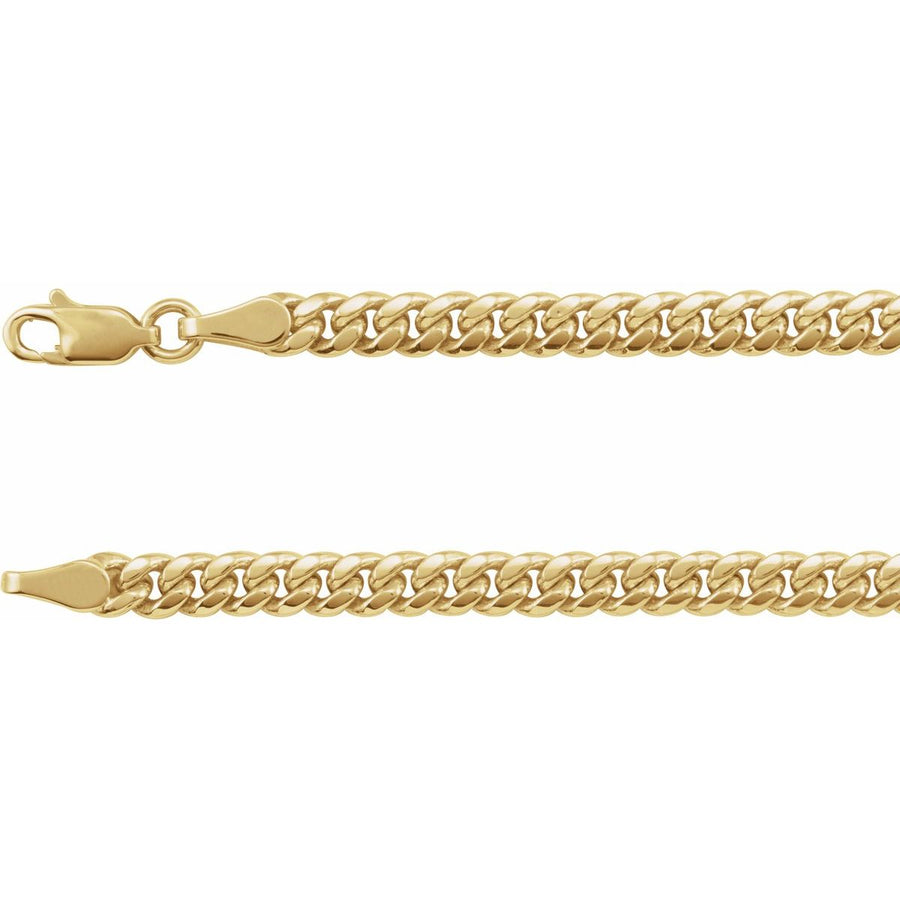 4.4 mm Hollow Miami Cuban Curb Chain Bracelet (4.4 Mm / 8 In) - Series CH1245