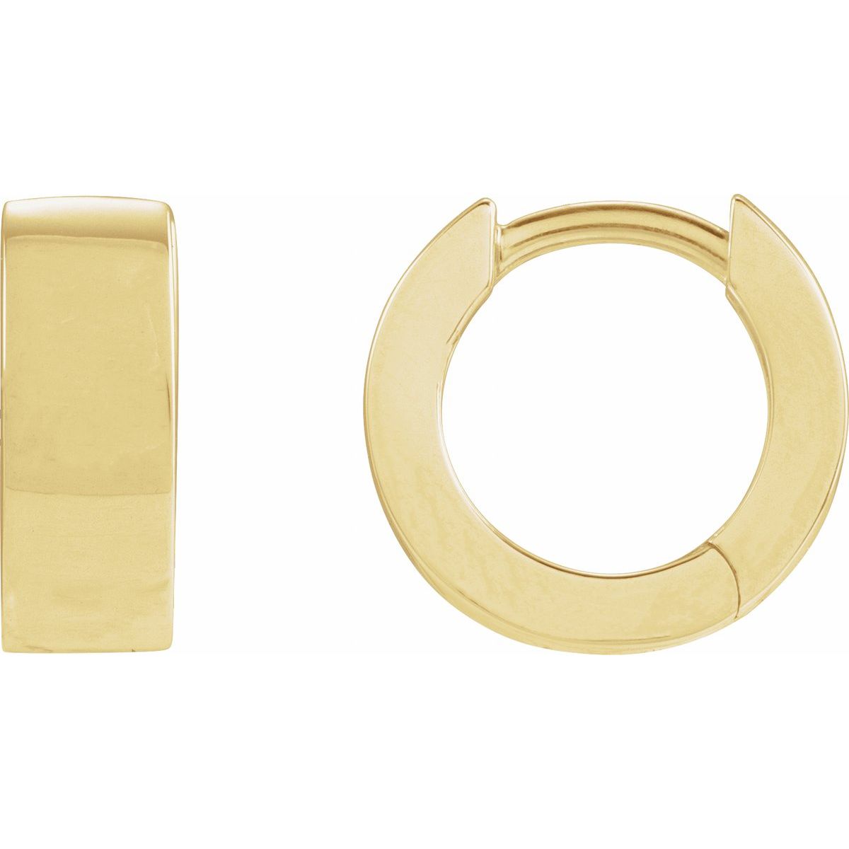 Hinged Hoop Earrings (11.5 Mm)