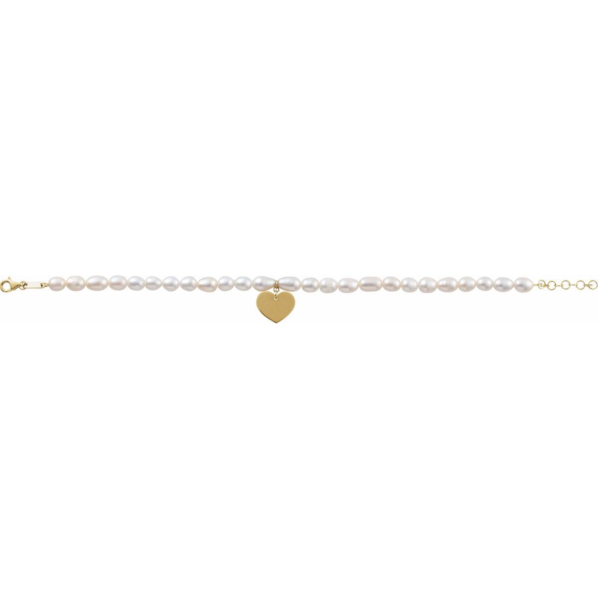 Heart & Pearl Bracelet - gallery - Series 689147