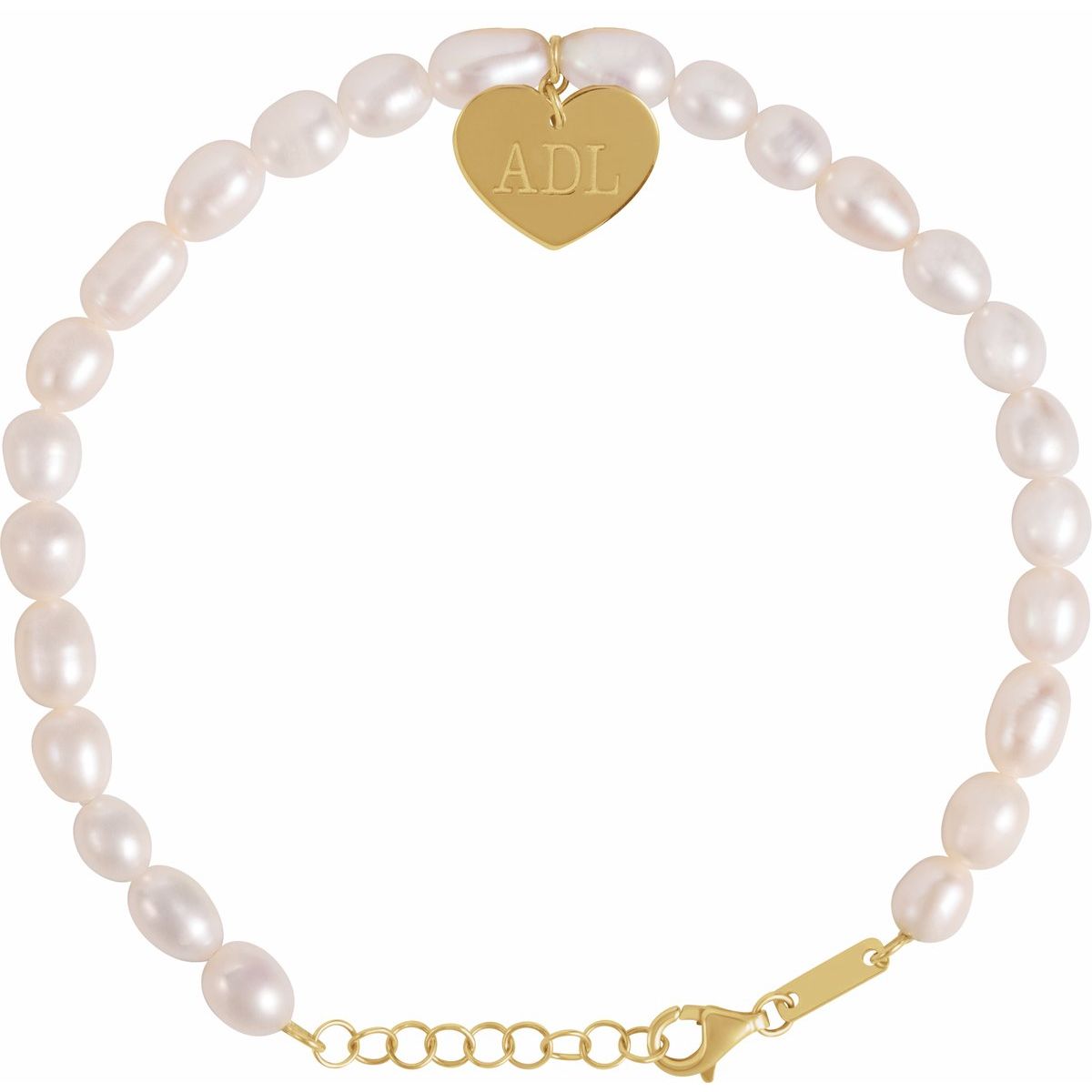 Heart & Pearl Bracelet - gallery - Series 689147
