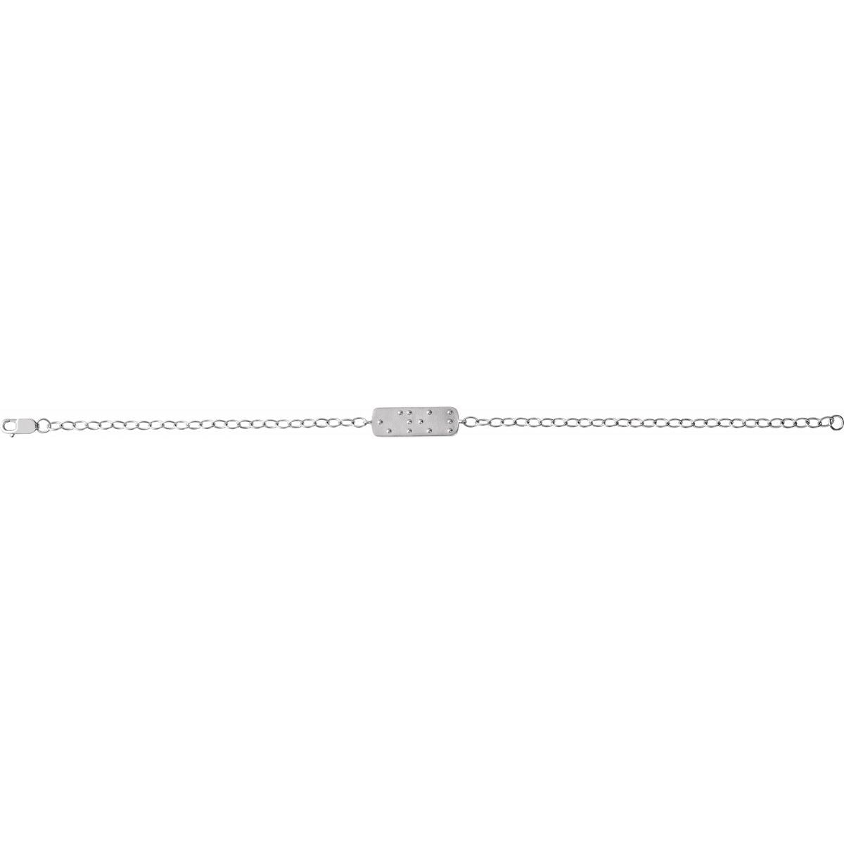 Reversible Love Braille Bracelet - gallery - Series BRC969
