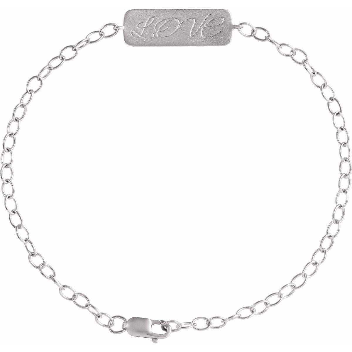 Reversible Love Braille Bracelet - gallery - Series BRC969