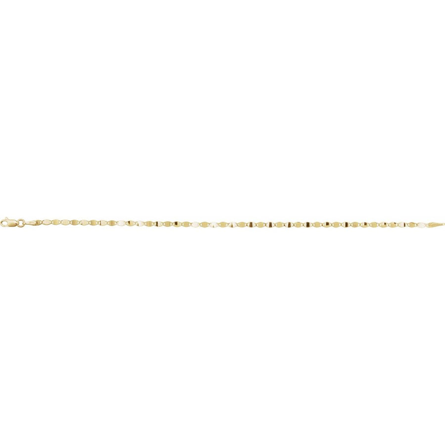 2.7 mm Mirror Chain Bracelet (2.7 Mm / 7 1/2 In) - gallery - Series CH1106