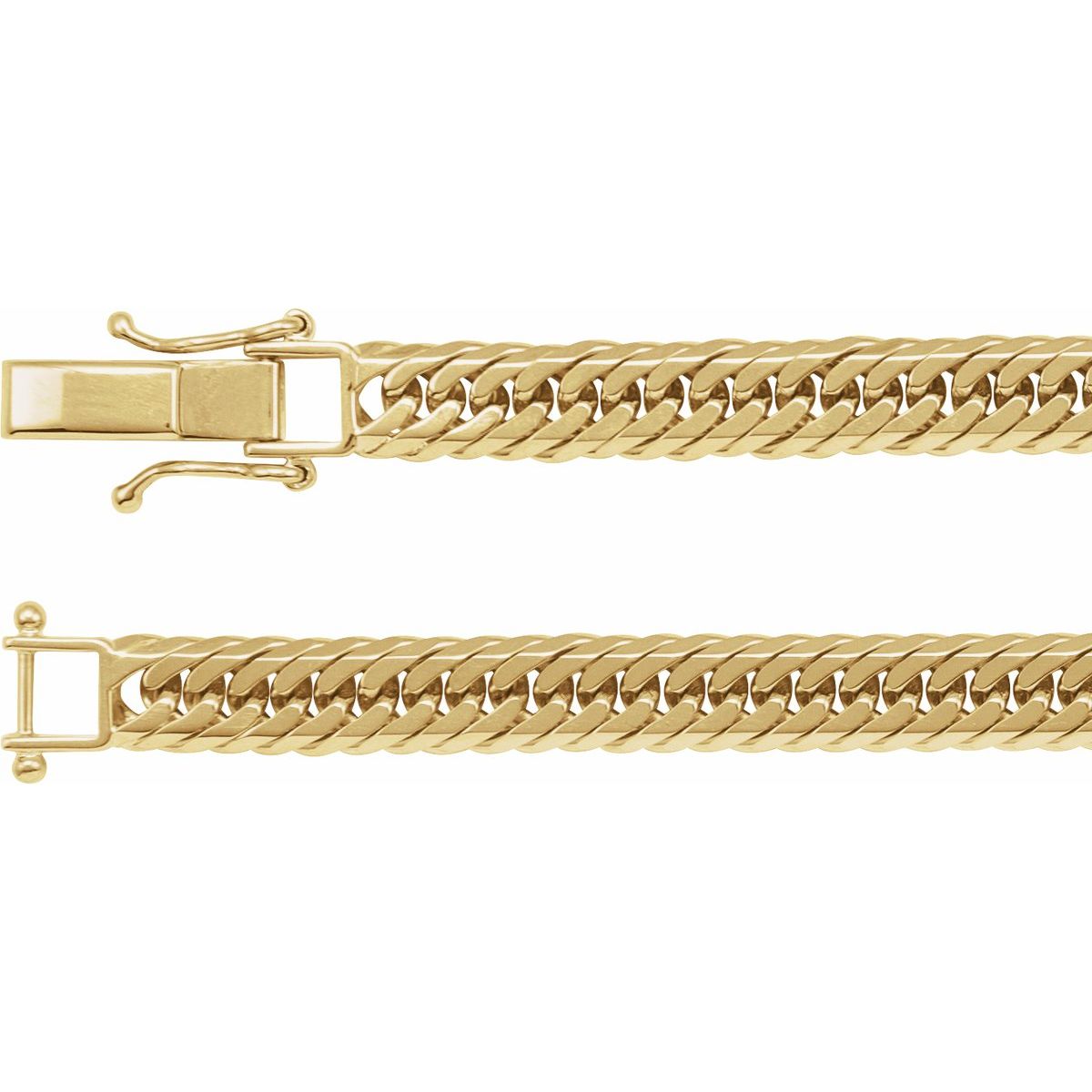 6.2 mm Diamond-Cut Curb Chain Bracelet (6.2 Mm / 7 1/2 In) - Series CH1258