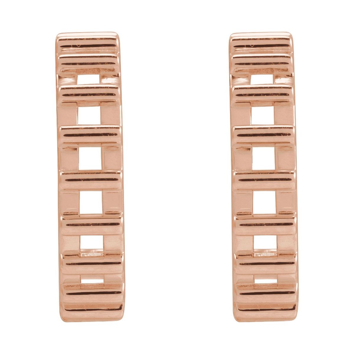 Geometric Hoop Earrings (12.5 Mm)