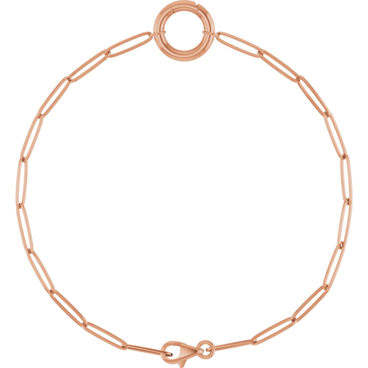 Charm Bracelet - 14K Rose Gold - Series BRC984