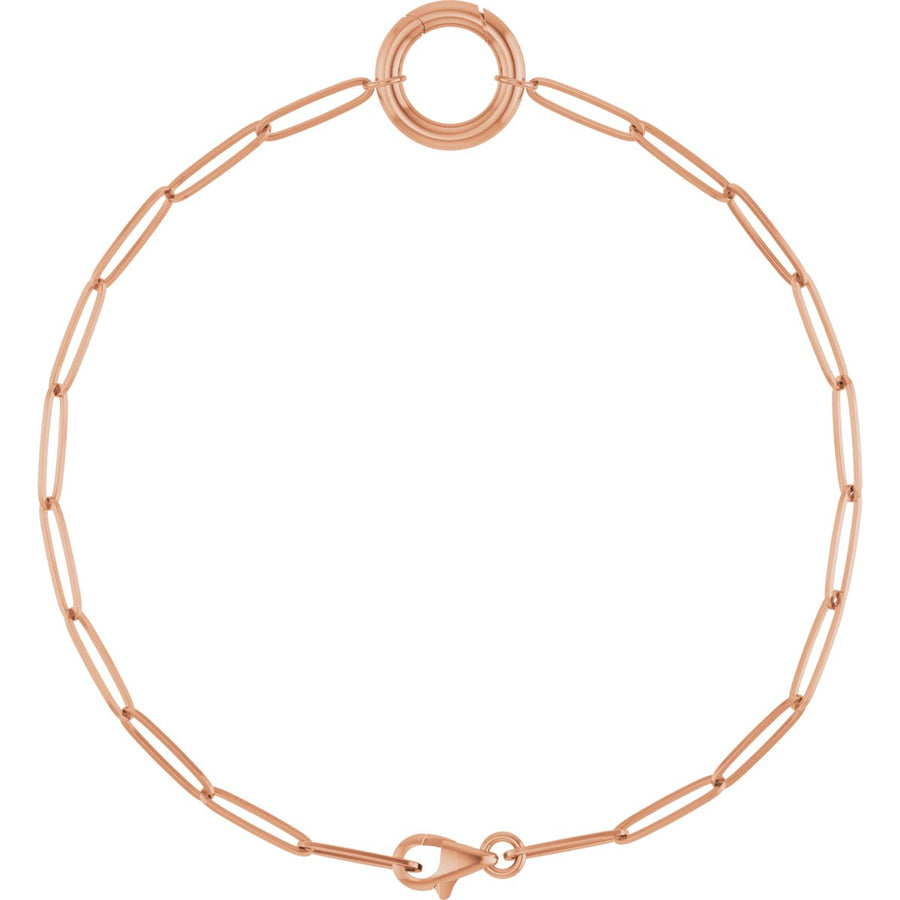 Charm Bracelet - 14K Rose Gold - Series BRC984