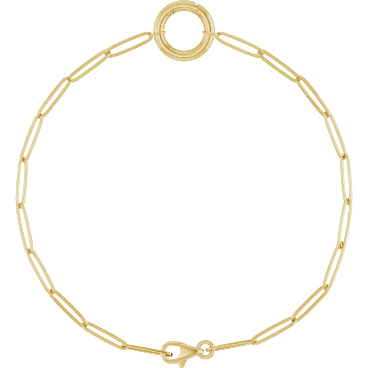 Charm Bracelet - 14K Yellow Gold - Series BRC984