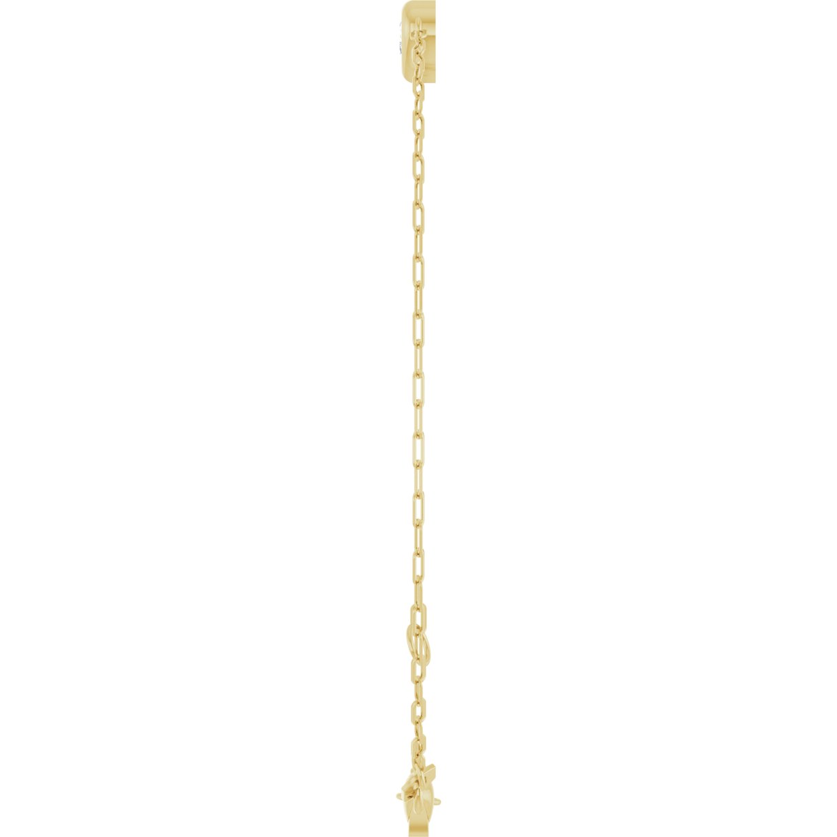 Heart & Paperclip-Style Link Bracelet - gallery - Series BRC1003