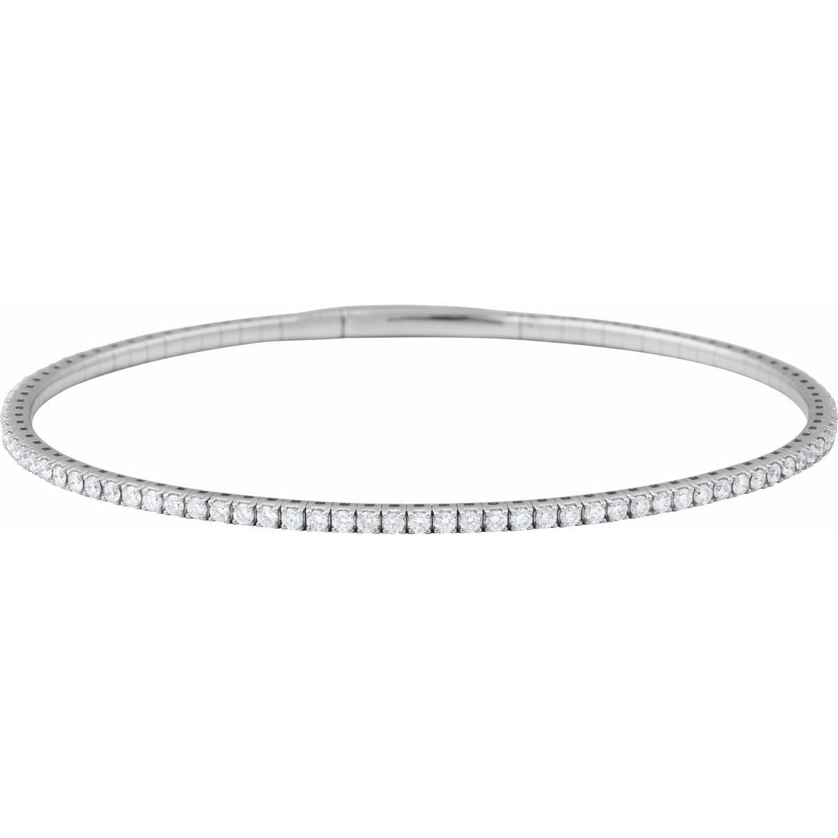 Fully Accented Flexible Bangle Bracelet - Series BRC1002