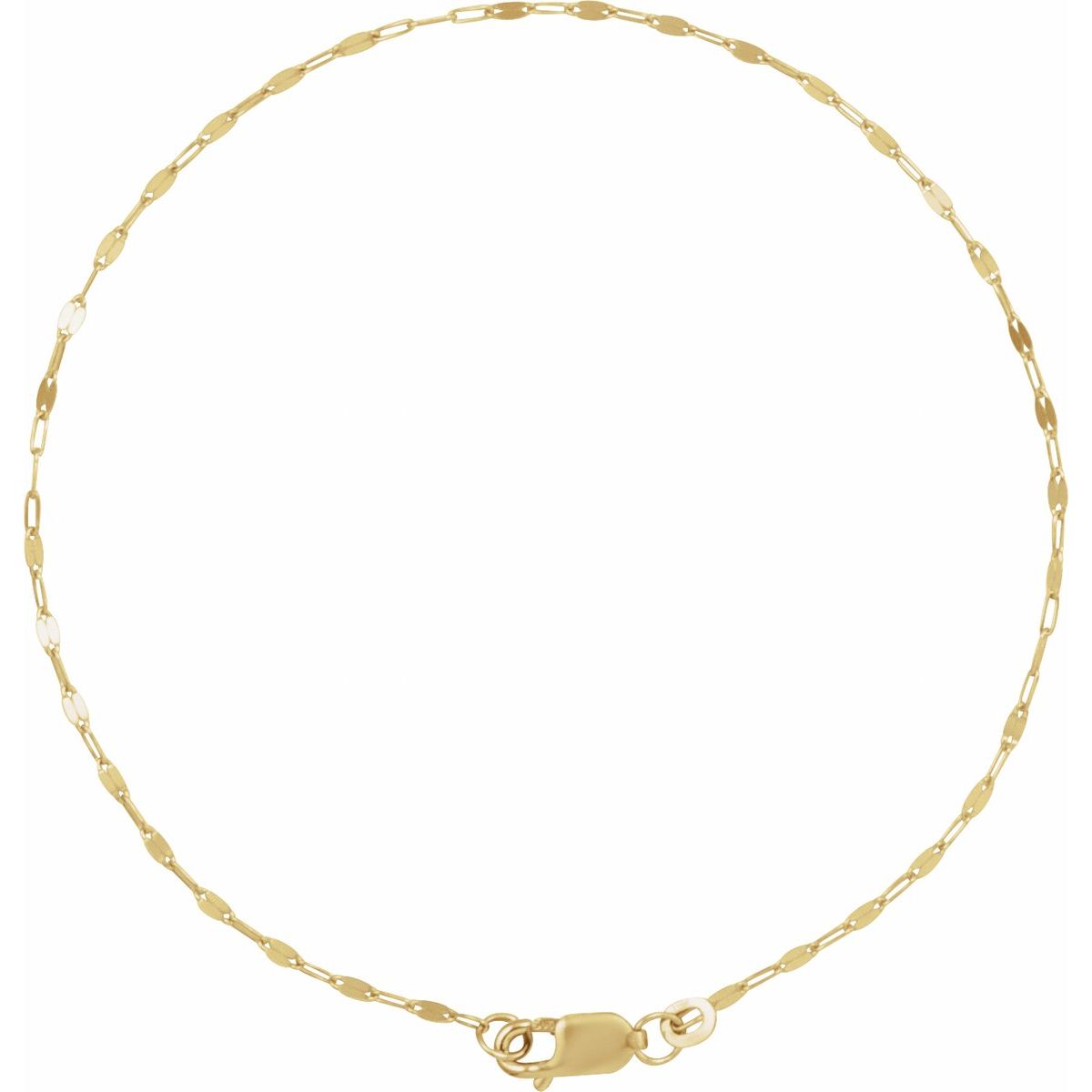 1.5 mm Keyhole Chain Bracelet (1.5 Mm / 7 In) - gallery - Series CH1256