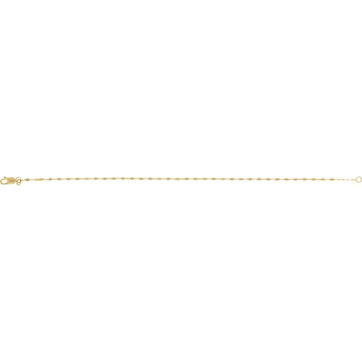 1.5 mm Keyhole Chain Bracelet (1.5 Mm / 7 In) - gallery - Series CH1256