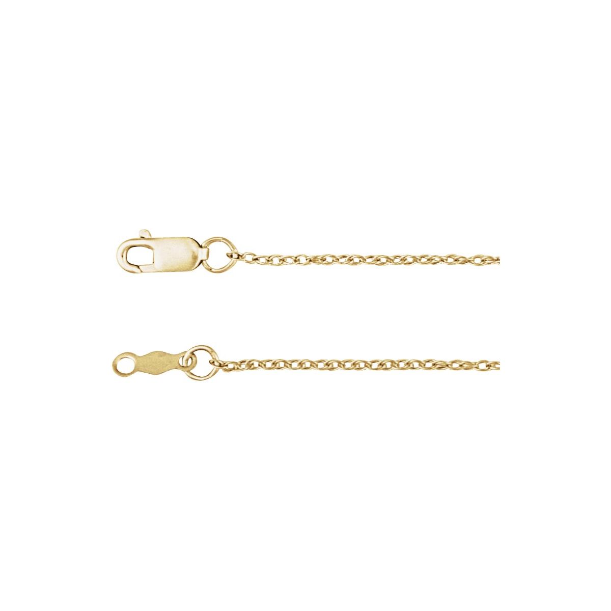 1.25 mm Rope Chain Bracelet (1 Mm / 7 In) - Series CH470