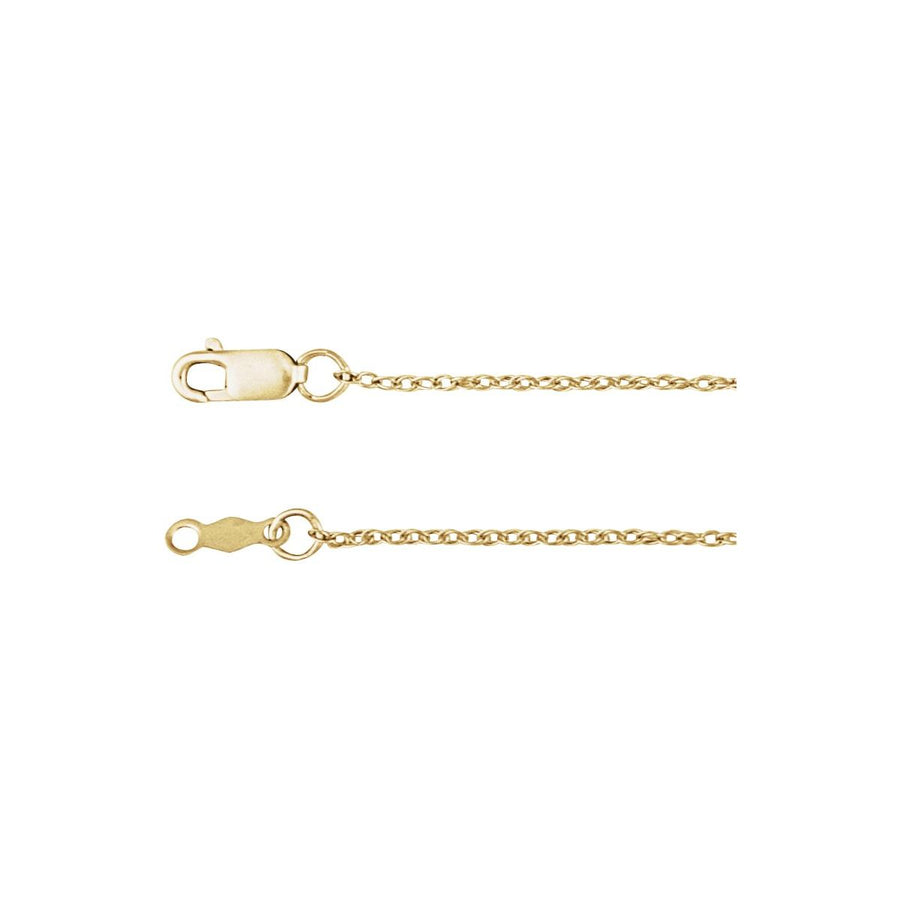 1.25 mm Rope Chain Bracelet (1 Mm / 7 In) - Series CH470