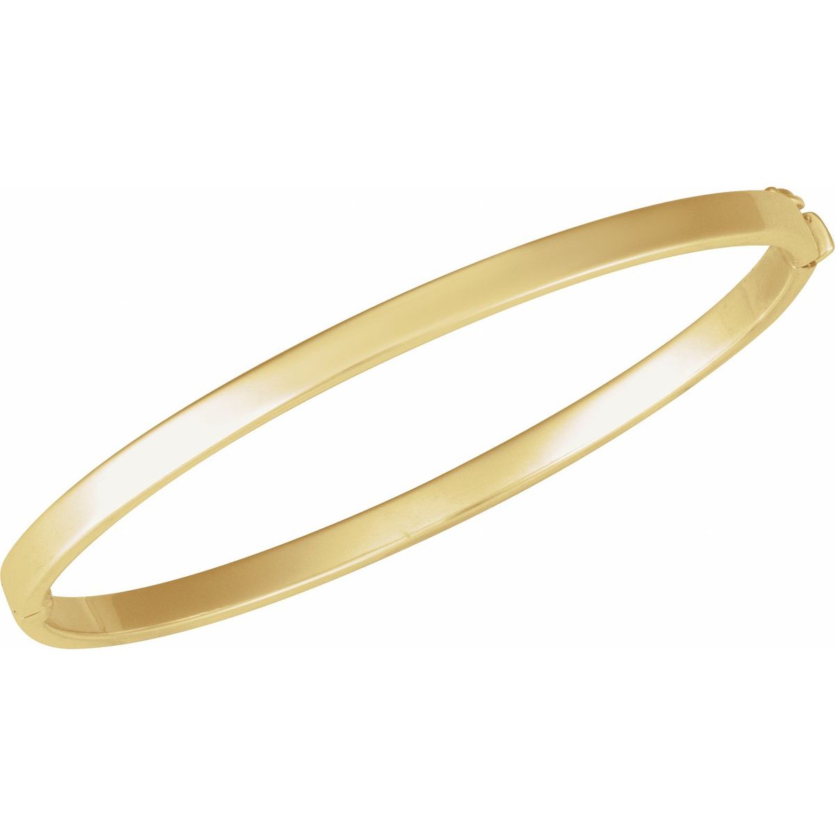 Hinged Bangle Bracelet (4 Mm) - gallery - Series BRC991