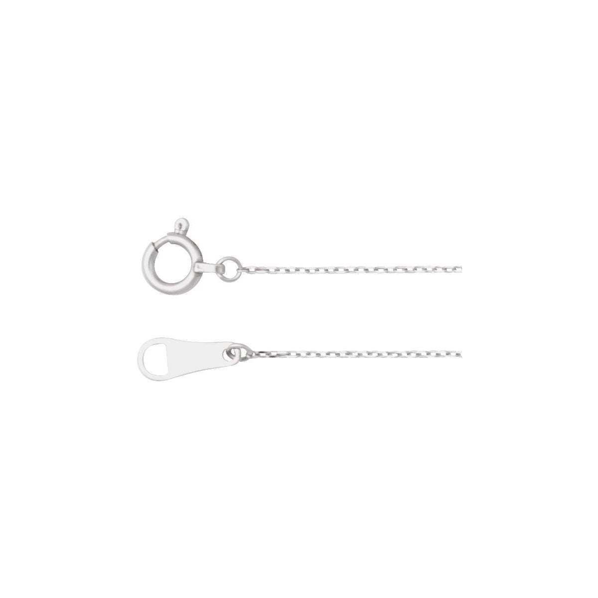 .7 mm Diamond-Cut Cable Chain Bracelet (.7 Mm / 7 In) - Series CH1261
