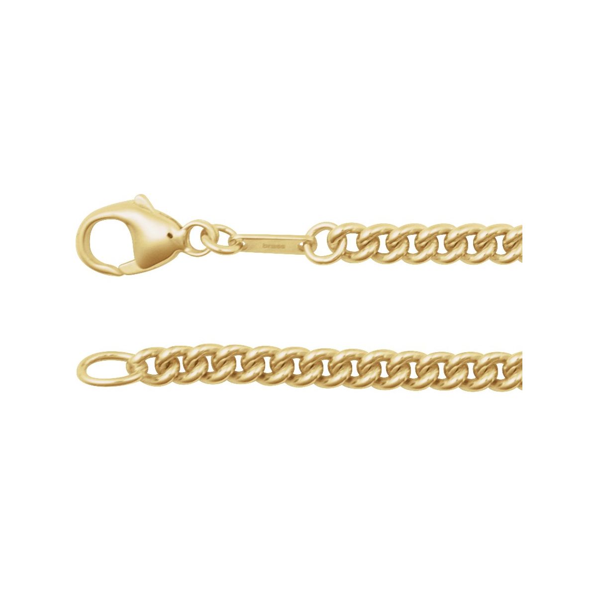 3.4 mm Curb Chain Bracelet (3.4 Mm / 8 In) - Series CH1276