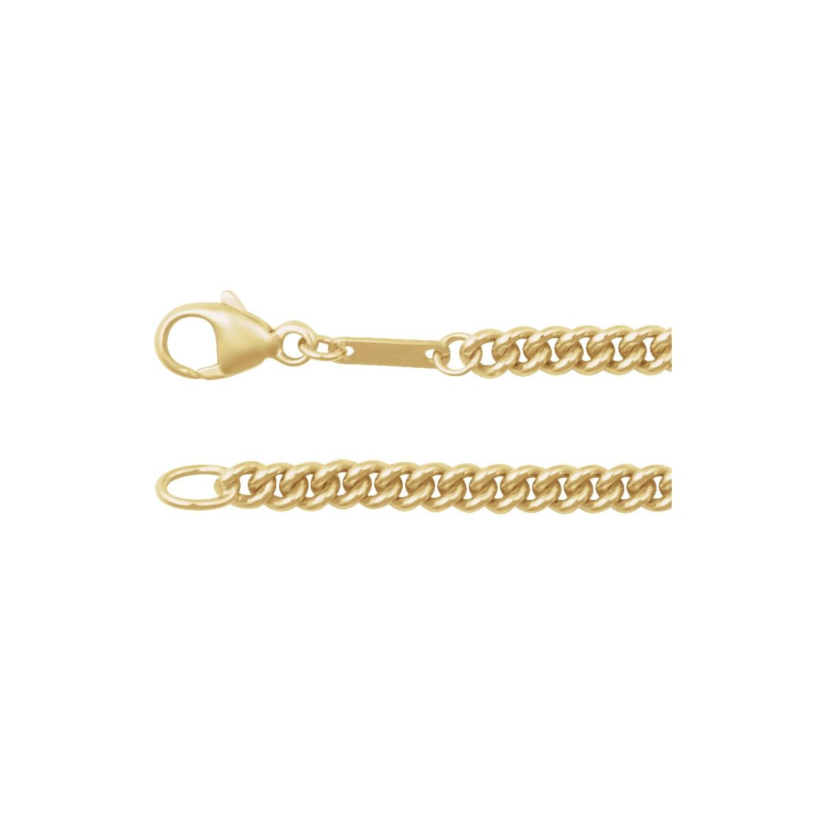 2.9 mm Curb Chain Bracelet (2.9 Mm / 8 In) - Series CH1274