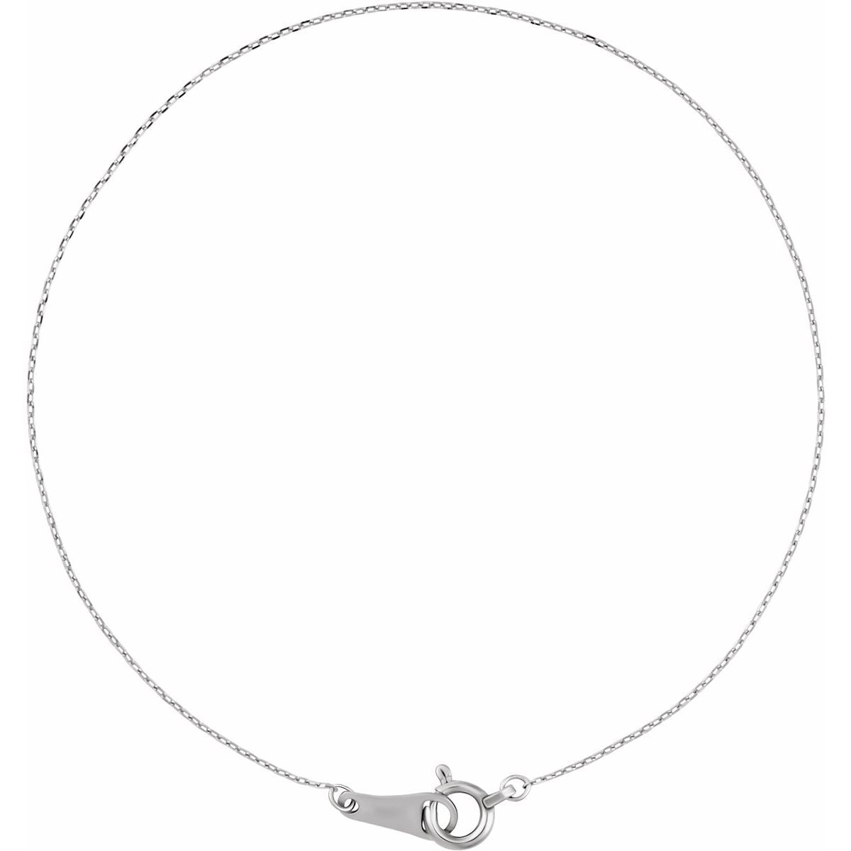 .7 mm Diamond-Cut Cable Chain Bracelet (.7 Mm / 7 In) - gallery - Series CH1261