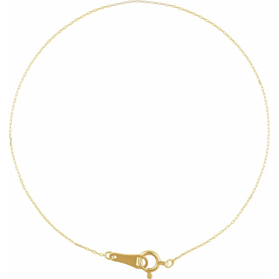 .5 mm Diamond-Cut Cable Chain Bracelet (.5 Mm / 7 In) - gallery - Series CH1263